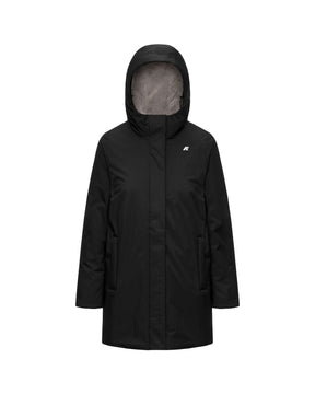 Giacca Donna K-Way Sophie Twill Soft Beaver Nero