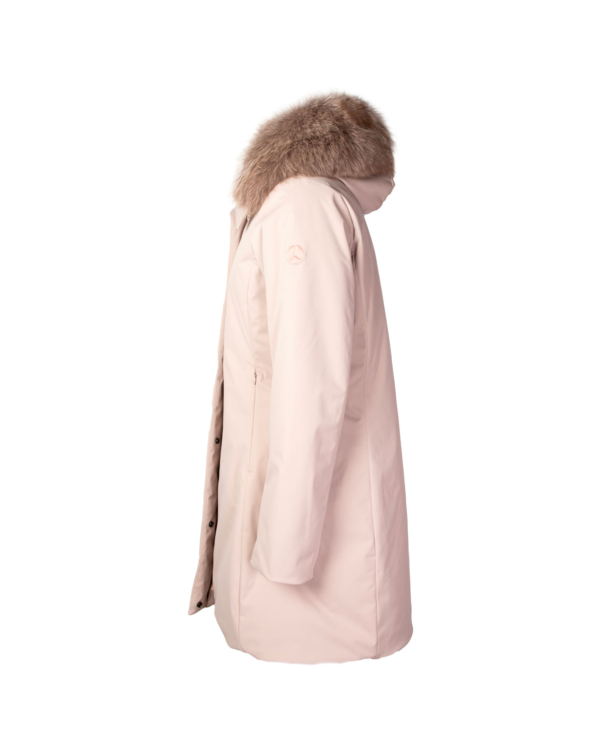 People Of Shibuya Aemi Beige Fur Women's Jacket