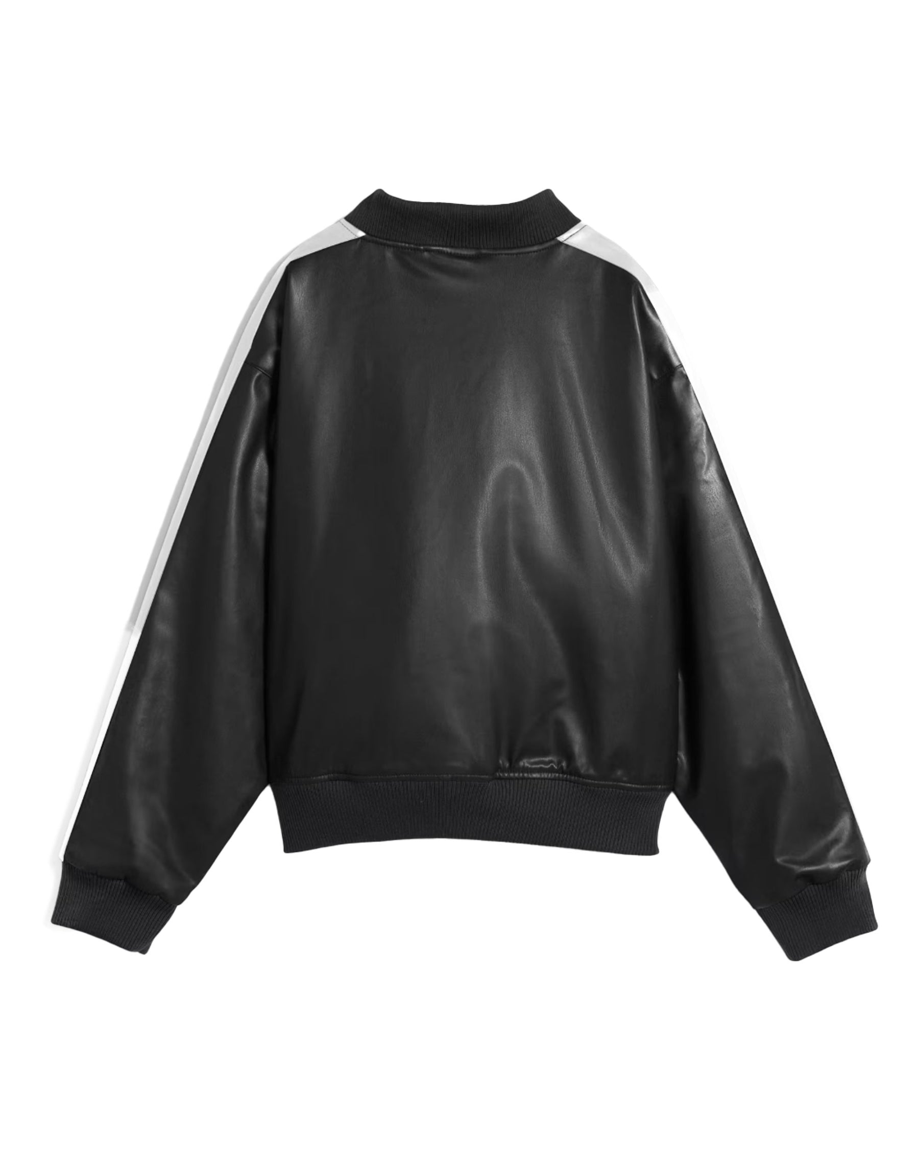 Woman's Puma T7 Pleather Bomber Black