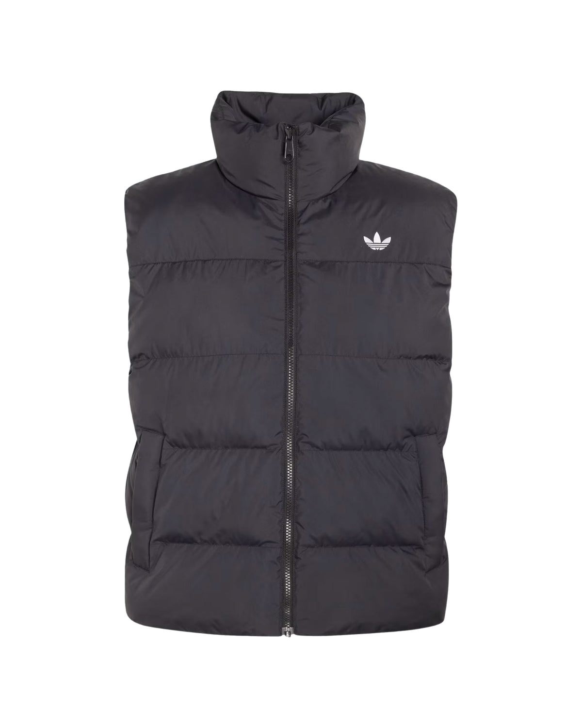 Giacca Gilet Uomo Adidas Stand Collar Regen Vest Nero