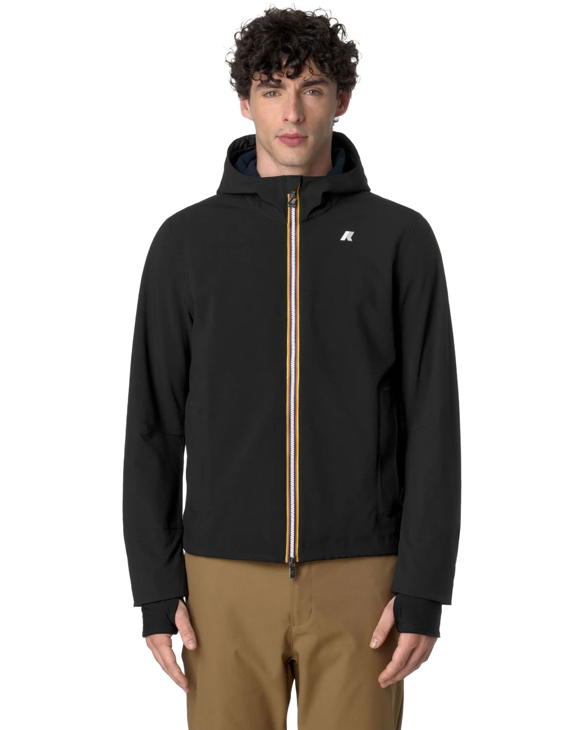 Giacca Uomo K-Way Jacko Bonded Pile Nero