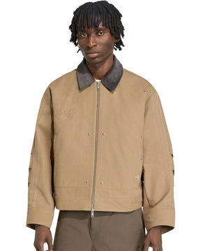 Giacca Uomo Adidas Premium Essentials Bomber Jacket Marrone