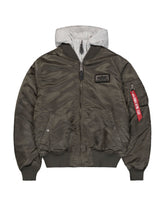 Giacca Uomo Alpha Industries Bomber MA-1 D-TEC Rep-Grey