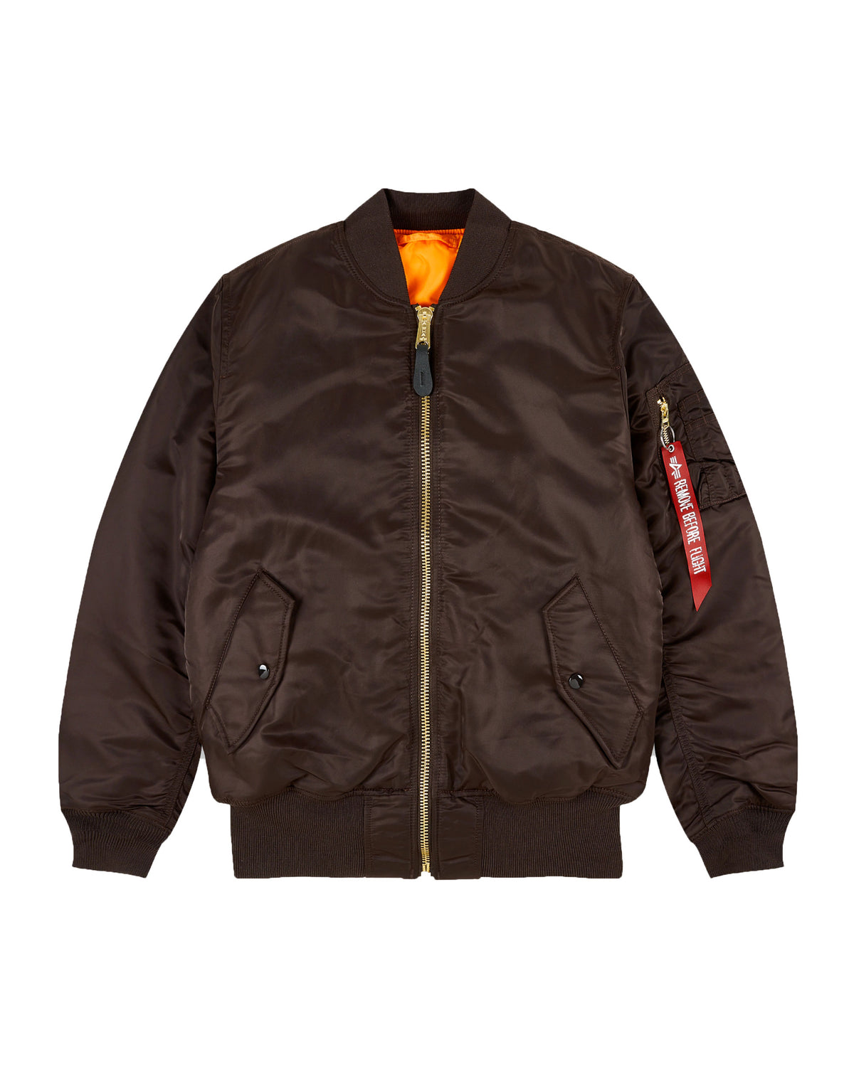 Man Jacket Alpha Industries MA-1 Hunter Brown