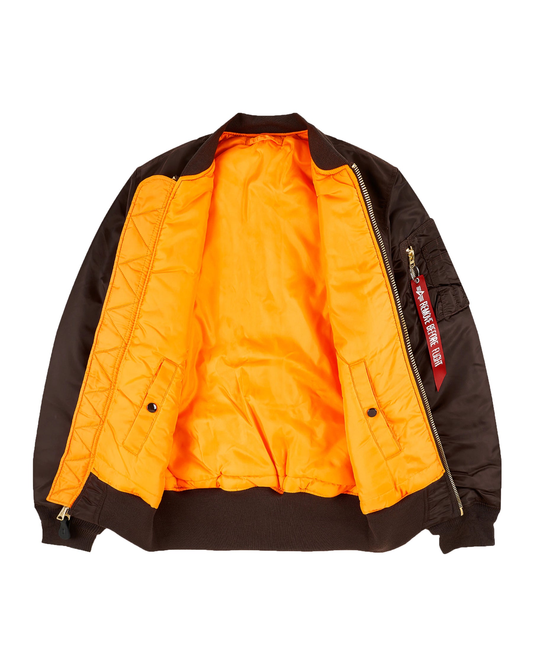 Man Jacket Alpha Industries MA-1 Hunter Brown