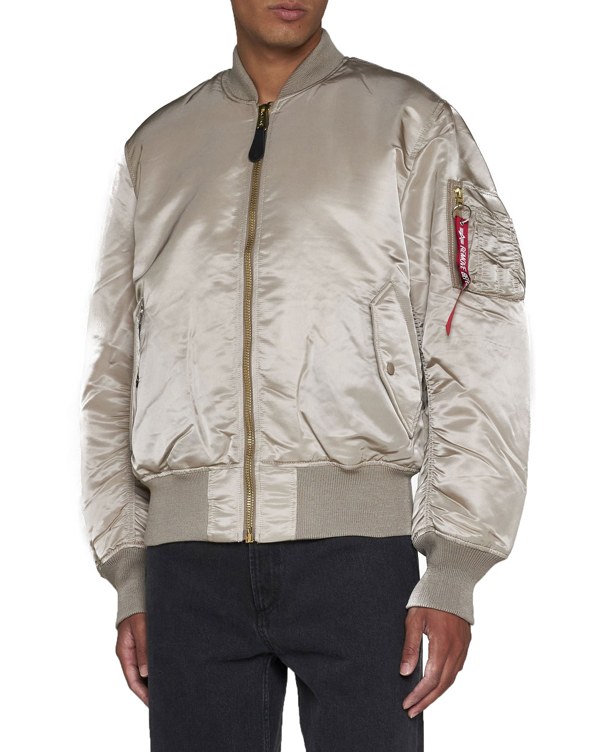 Man Jackets Alpha Industries MA-1 Vintage Sand