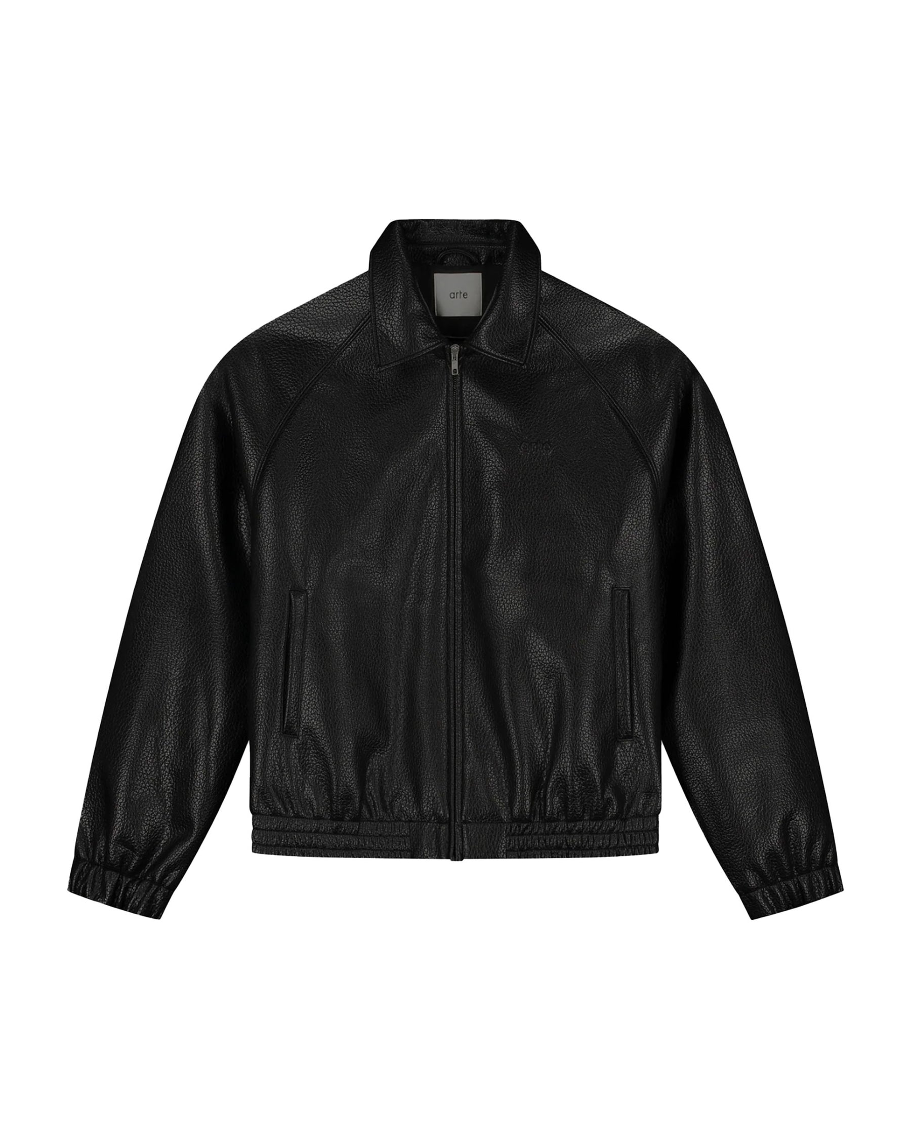 Giacca Uomo Arte Antwerp Basic Leather Jacket Black
