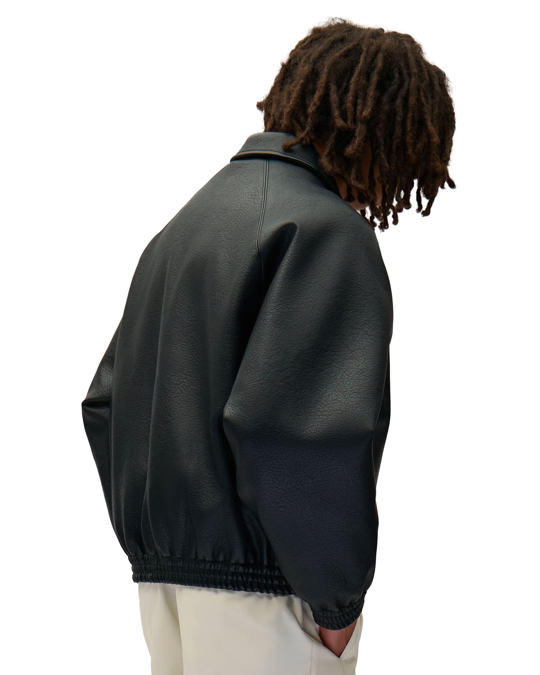 Giacca Uomo Arte Antwerp Basic Leather Jacket Black