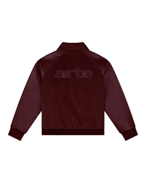 Giacca Uomo Arte Antwerp Varsity Jacket Bordeaux
