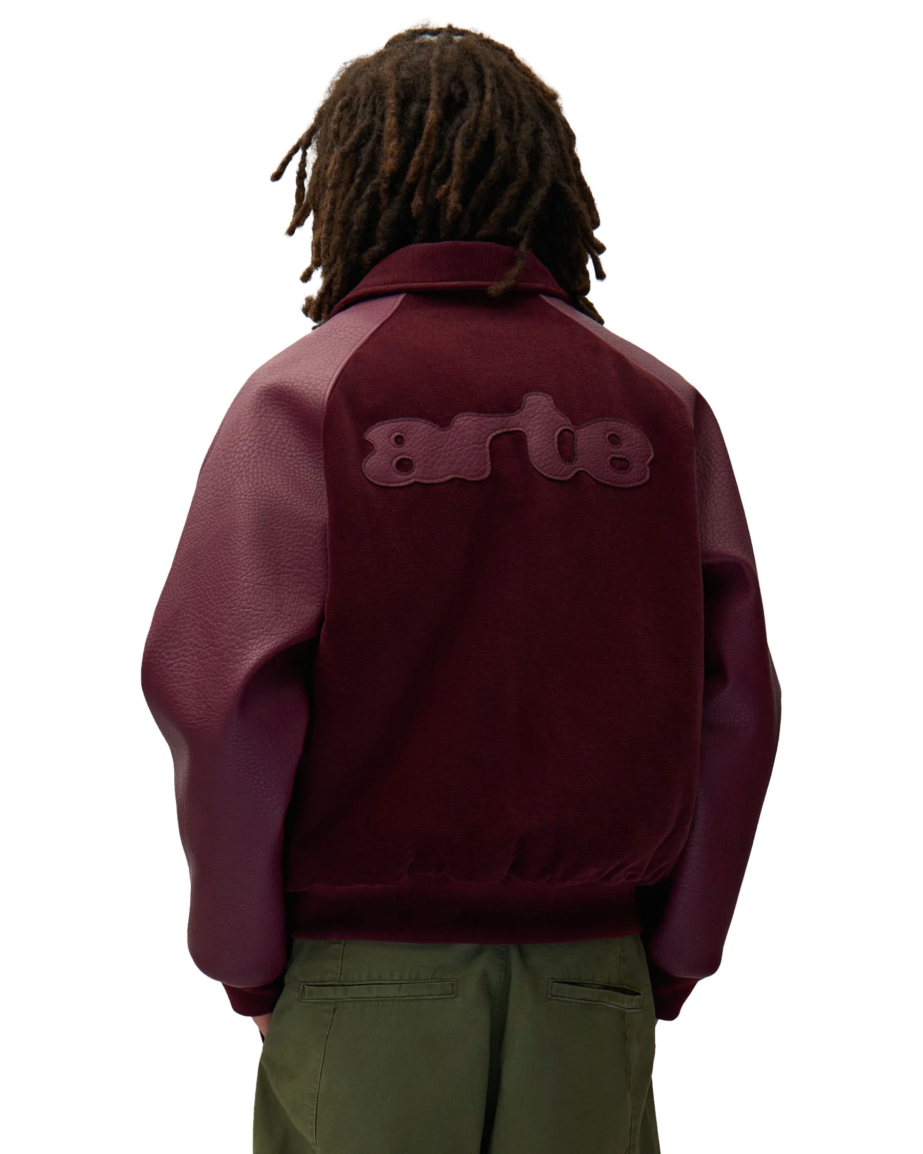 Giacca Uomo Arte Antwerp Varsity Jacket Bordeaux