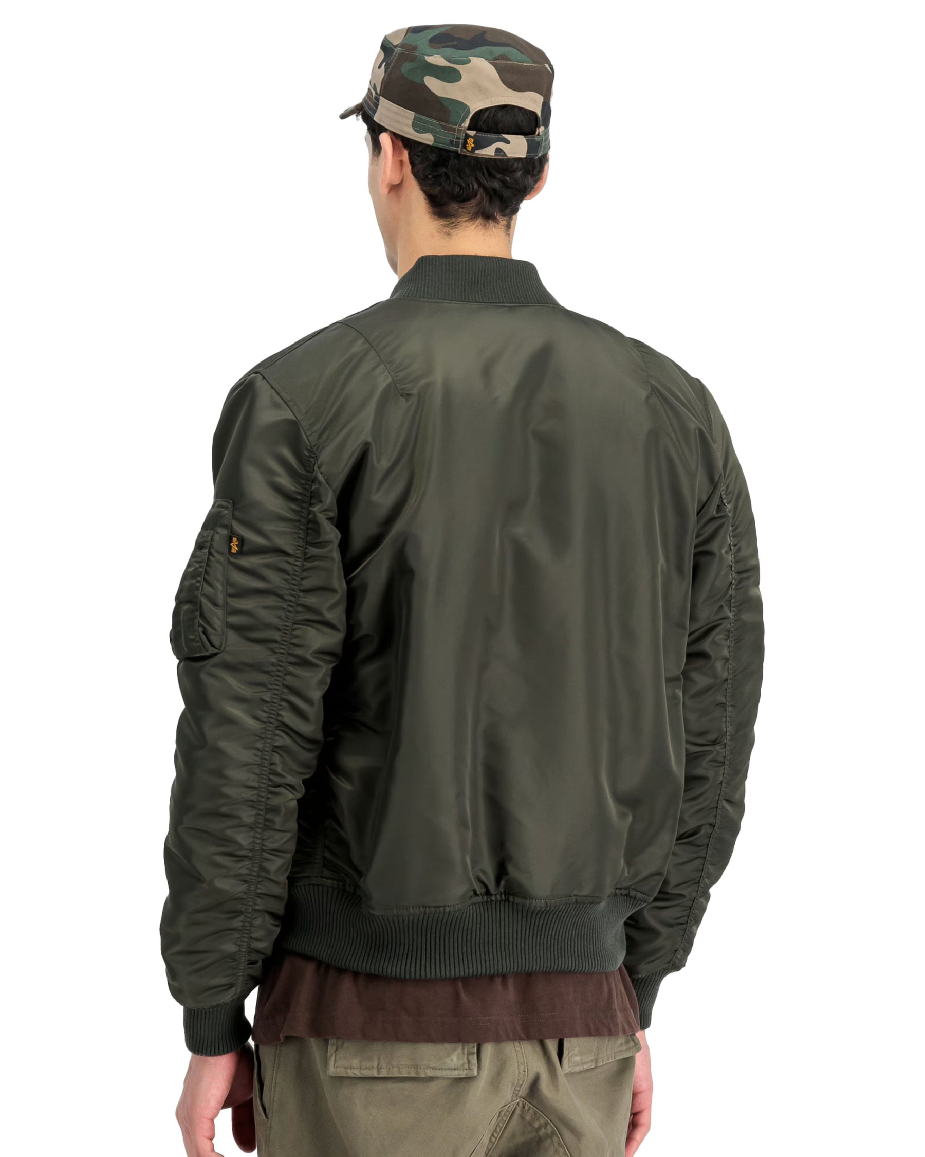 Giacca Uomo Bomber Ma-1 Vf 59 Black Olive