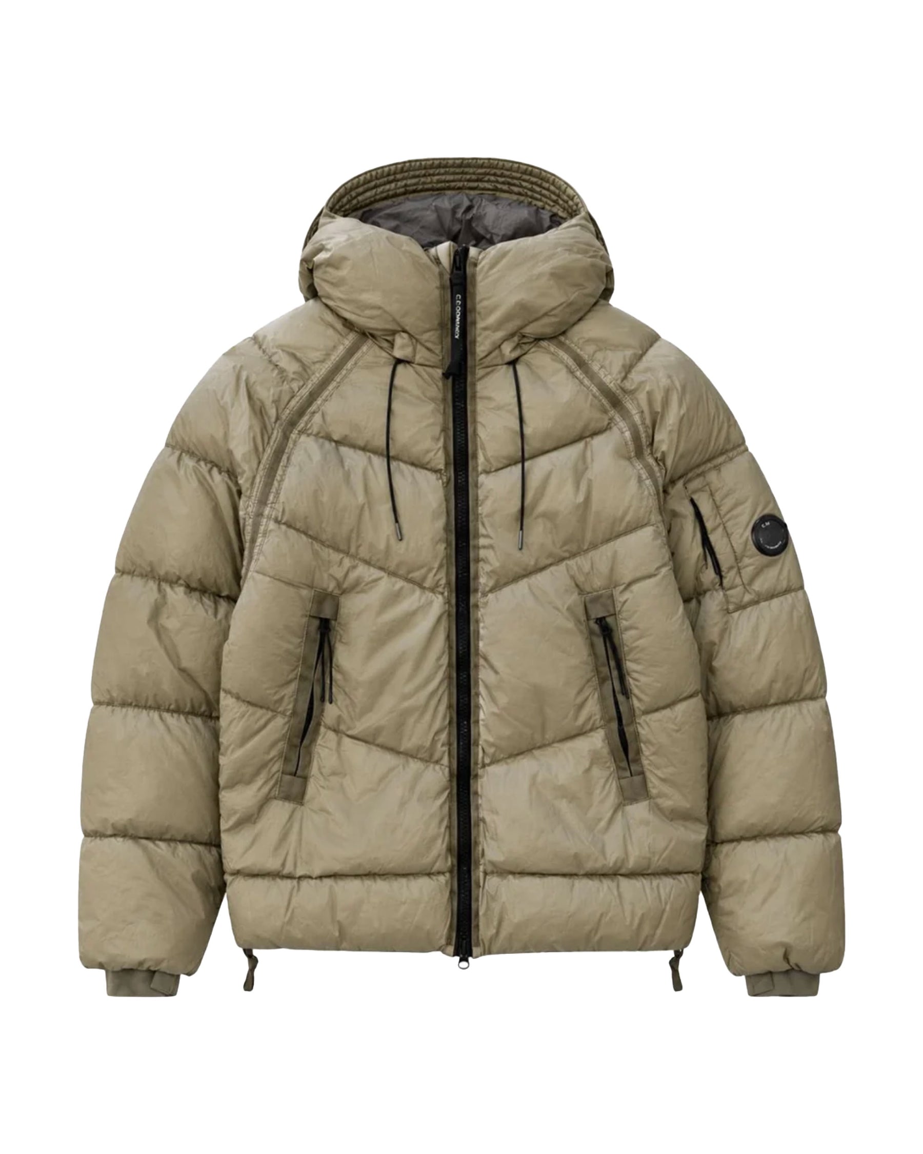 Giacca Uomo CP Company Outerwear Medium Jacket in Down Shield Fallen Rock