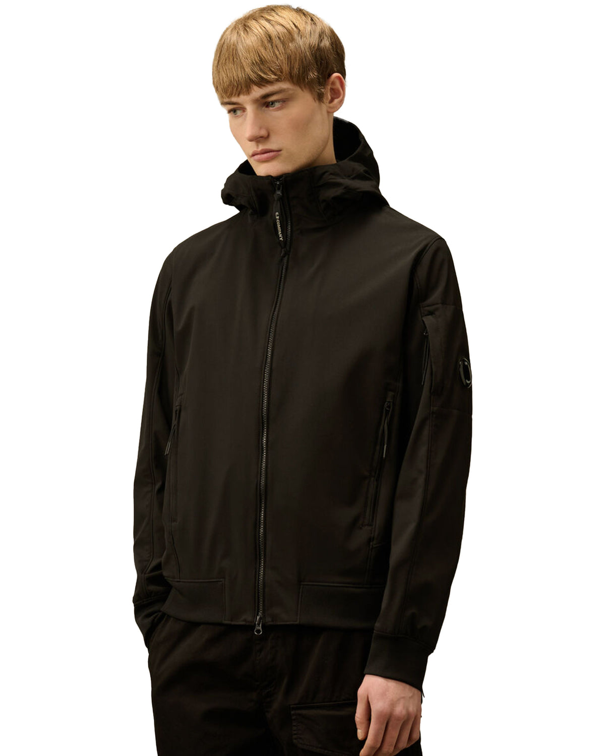 CP Company C.P. Shell-R Hooded Jacket Black