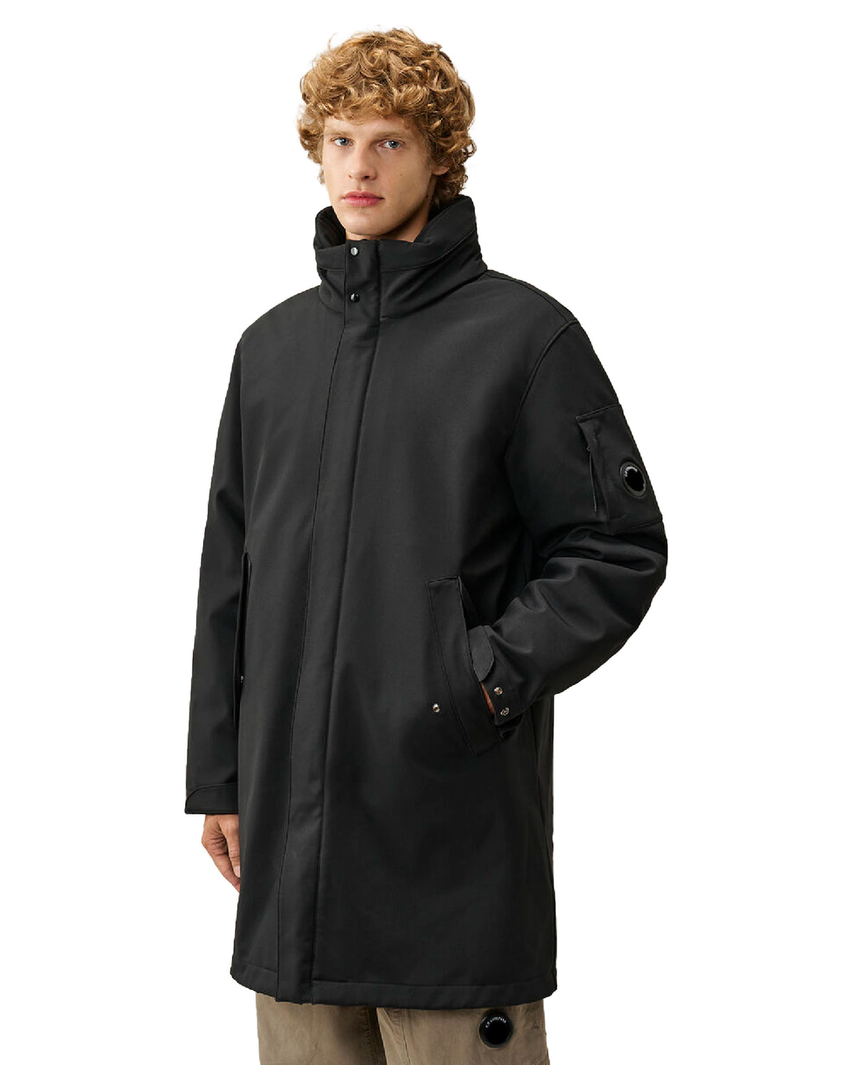 Giacca Uomo CP Company C.P. Shell-R Padded Hooded Parka Black