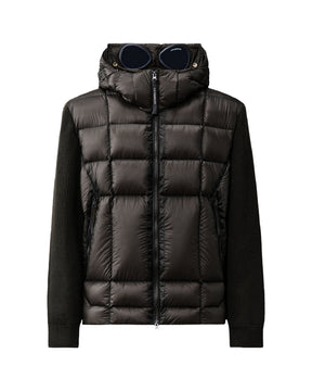 Giacca Uomo CP Company Knitwear Jacket in Merino Wool Extrafine Black