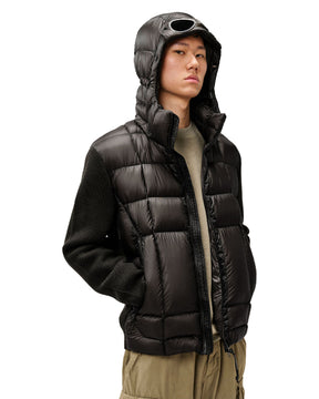 Giacca Uomo CP Company Knitwear Jacket in Merino Wool Extrafine Black