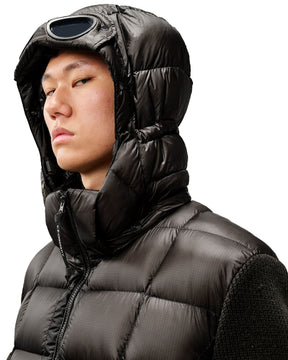Giacca Uomo CP Company Knitwear Jacket in Merino Wool Extrafine Black