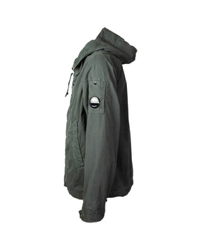 Giacca Uomo CP Company Micro-Reps Hooded Lens Jacket Gunmetal