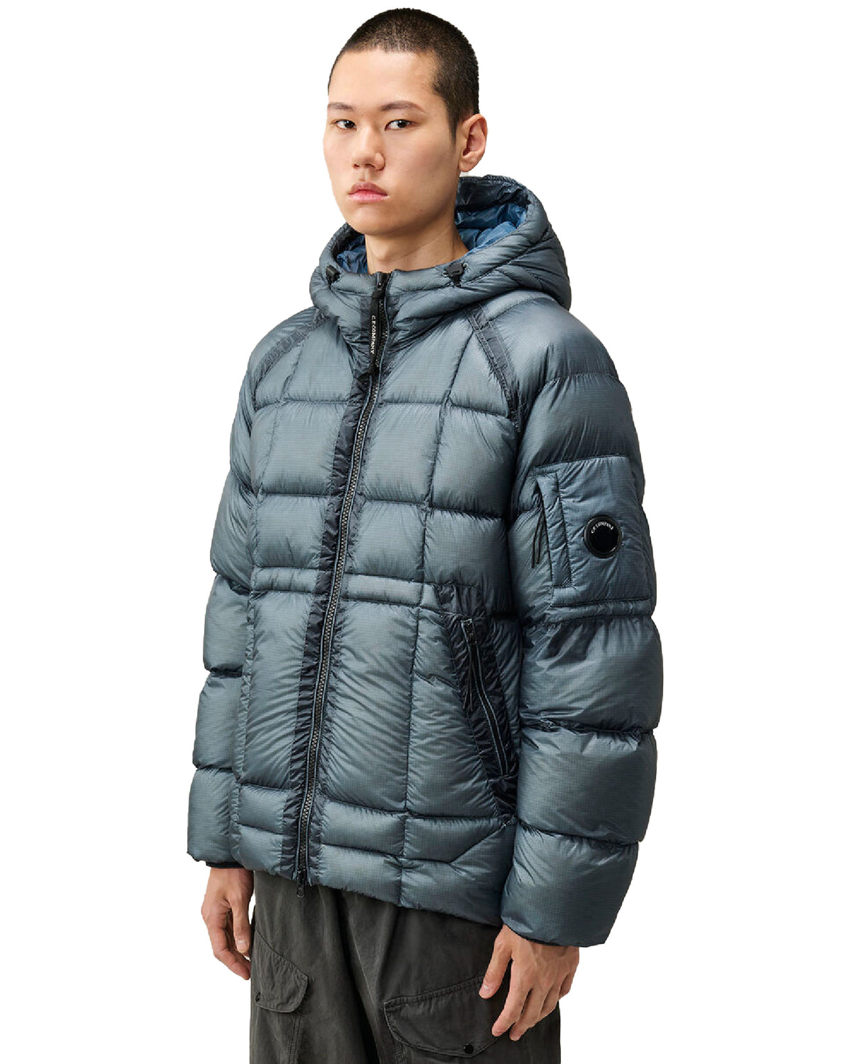 Giacca Uomo CP Company Outerwear Medium Jacket In DD-Shell Orion Blue