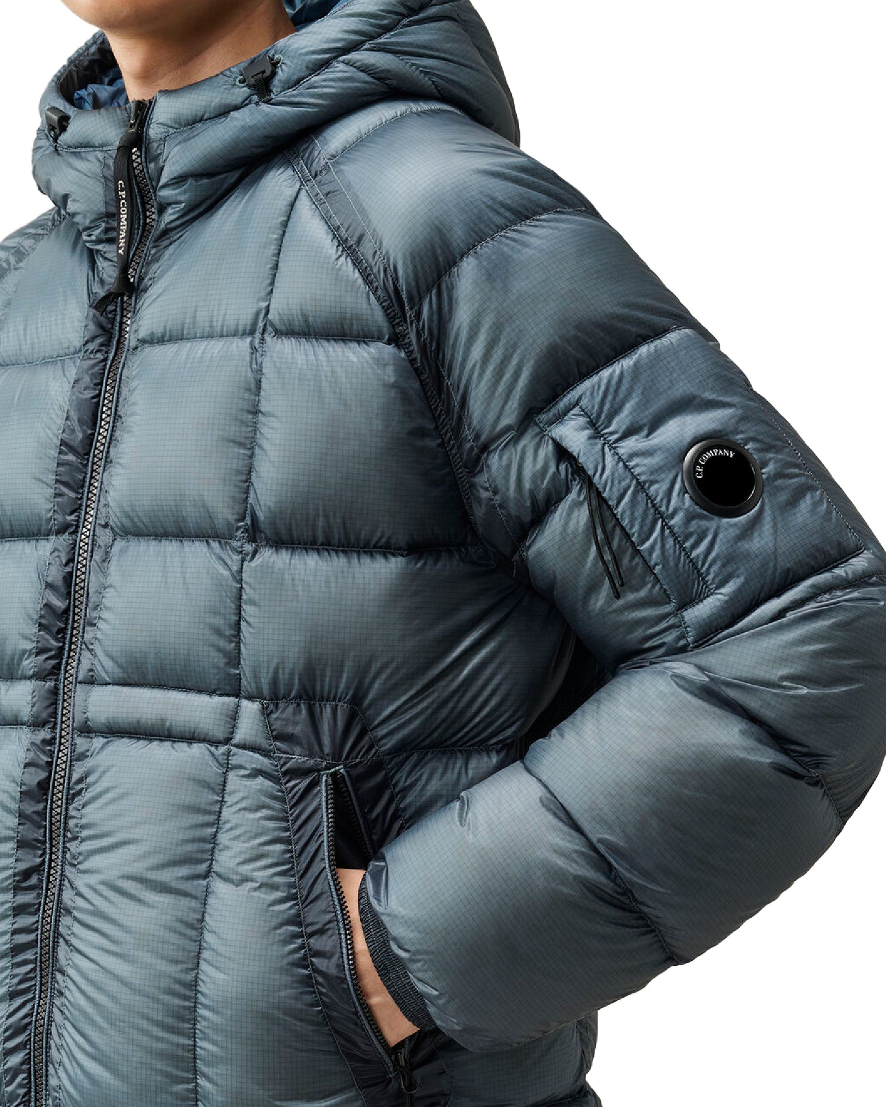 Giacca Uomo CP Company Outerwear Medium Jacket In DD-Shell Orion Blue