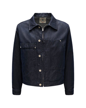 Giacca Uomo Outerwear Medium Jacket In Denim Blu
