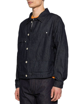 Giacca Uomo Outerwear Medium Jacket In Denim Blu