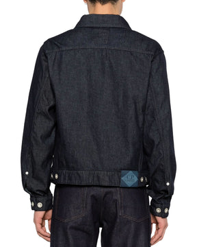 Giacca Uomo Outerwear Medium Jacket In Denim Blu