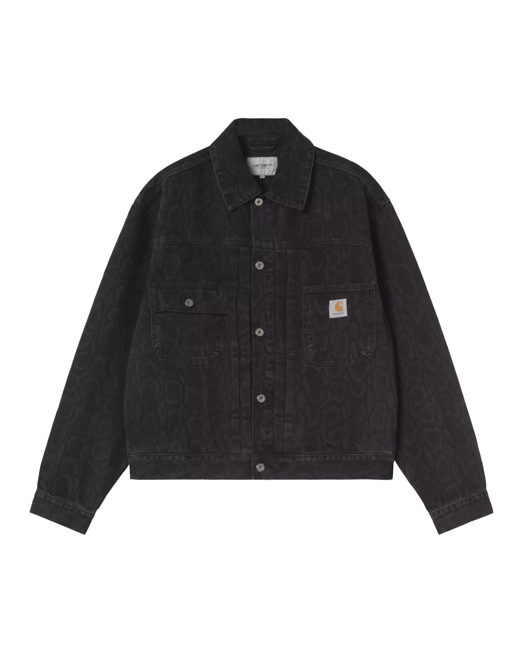 Carhartt Wip Belmar Jacket Snake Camo Men's Jacket Black