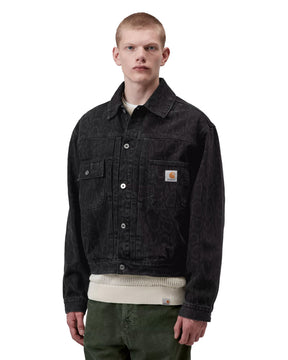 Carhartt Wip Belmar Jacket Snake Camo Men's Jacket Black