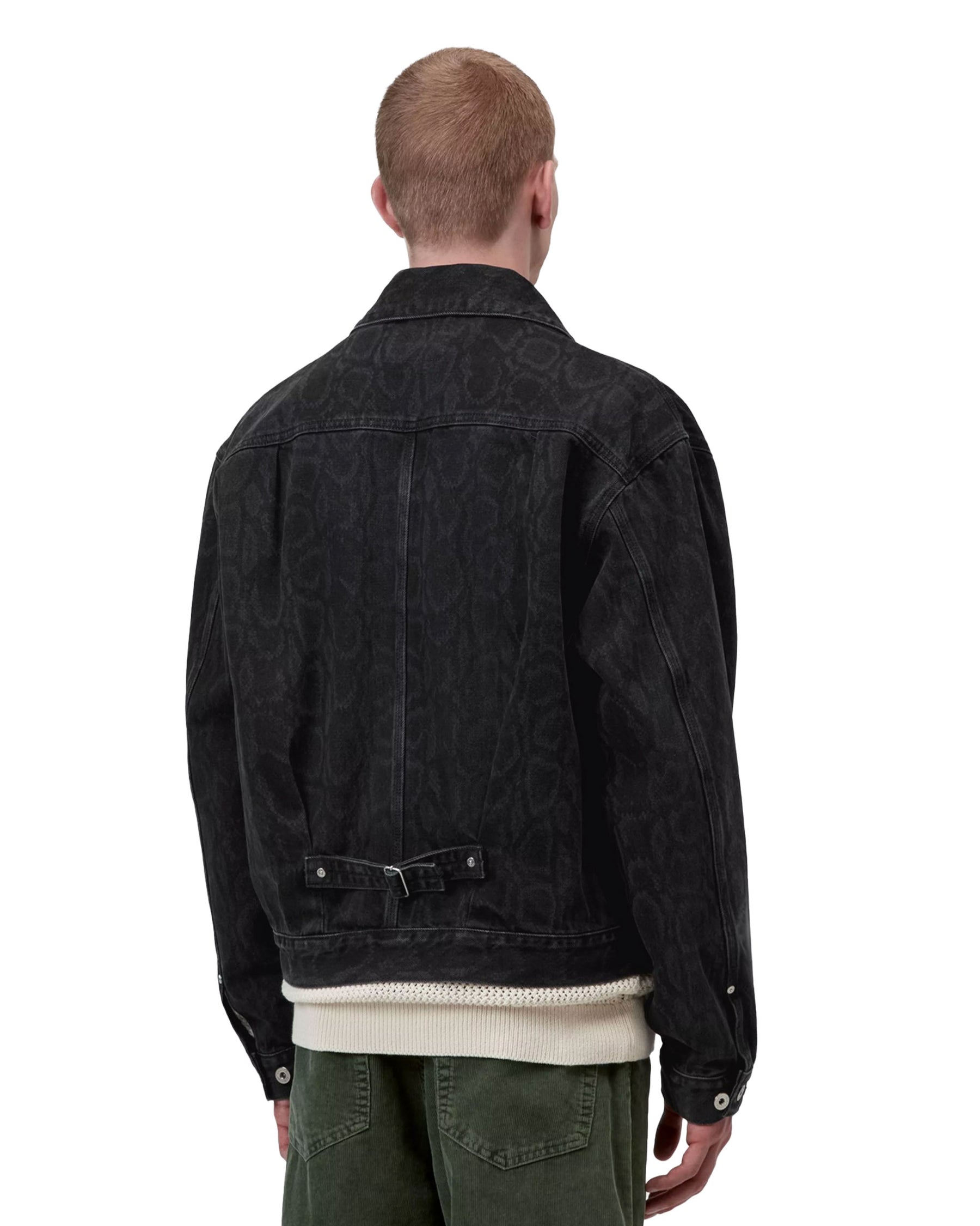 Carhartt Wip Belmar Jacket Snake Camo Men's Jacket Black