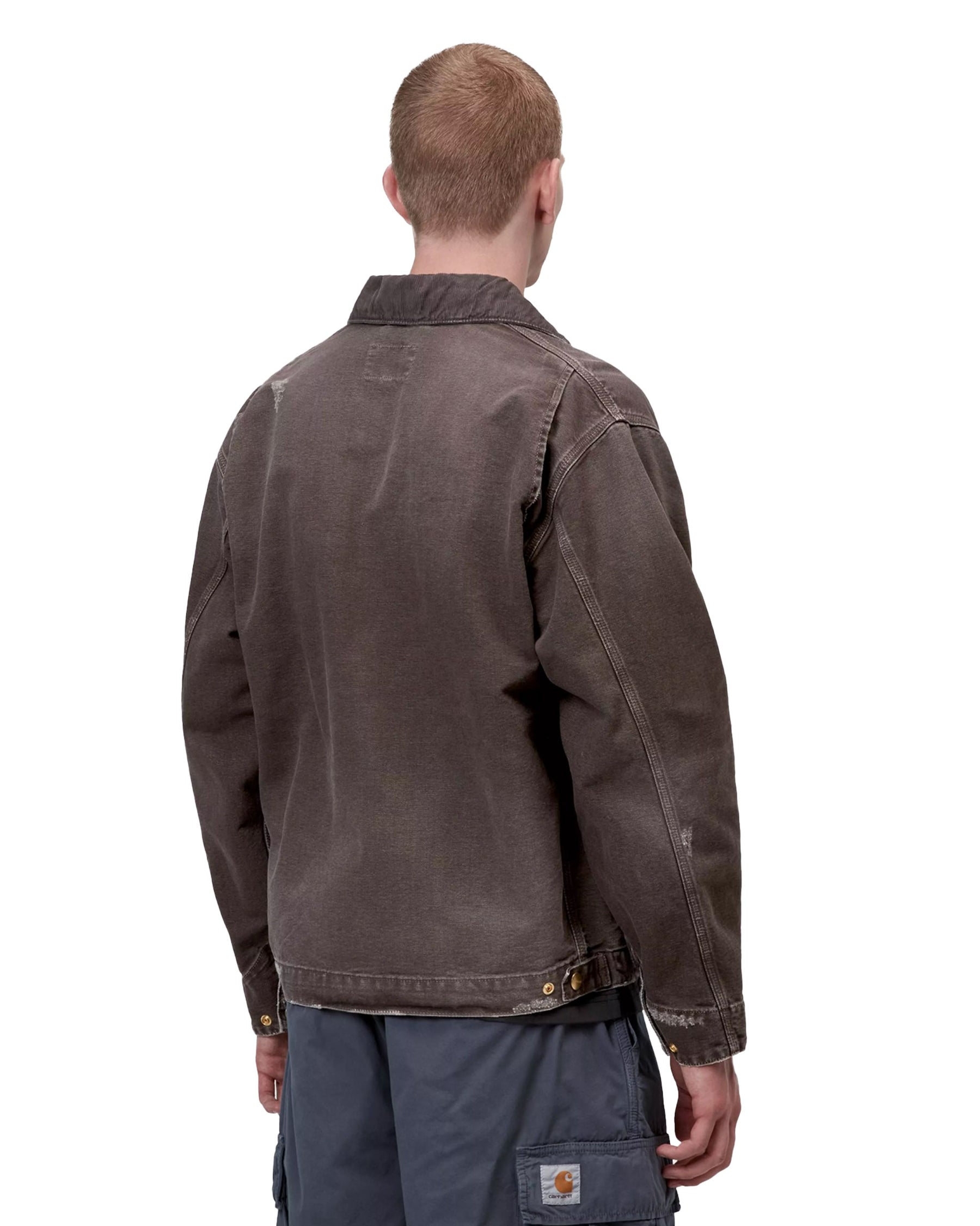 Giacca Uomo Carhartt Wip OG Detroit Tobacco Destroy Wash