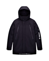 Cinquecentodue Men's Jacket Long Jacket with Blue Hood