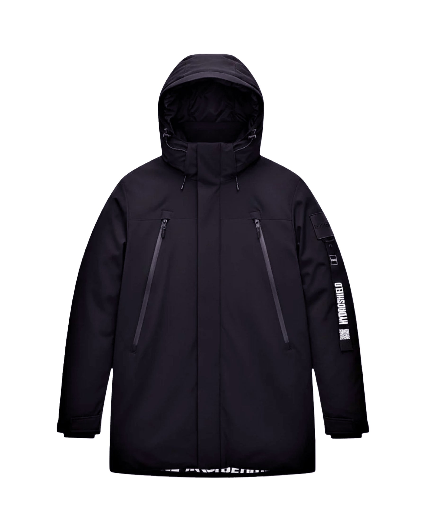 Cinquecentodue Men's Jacket Long Jacket with Blue Hood