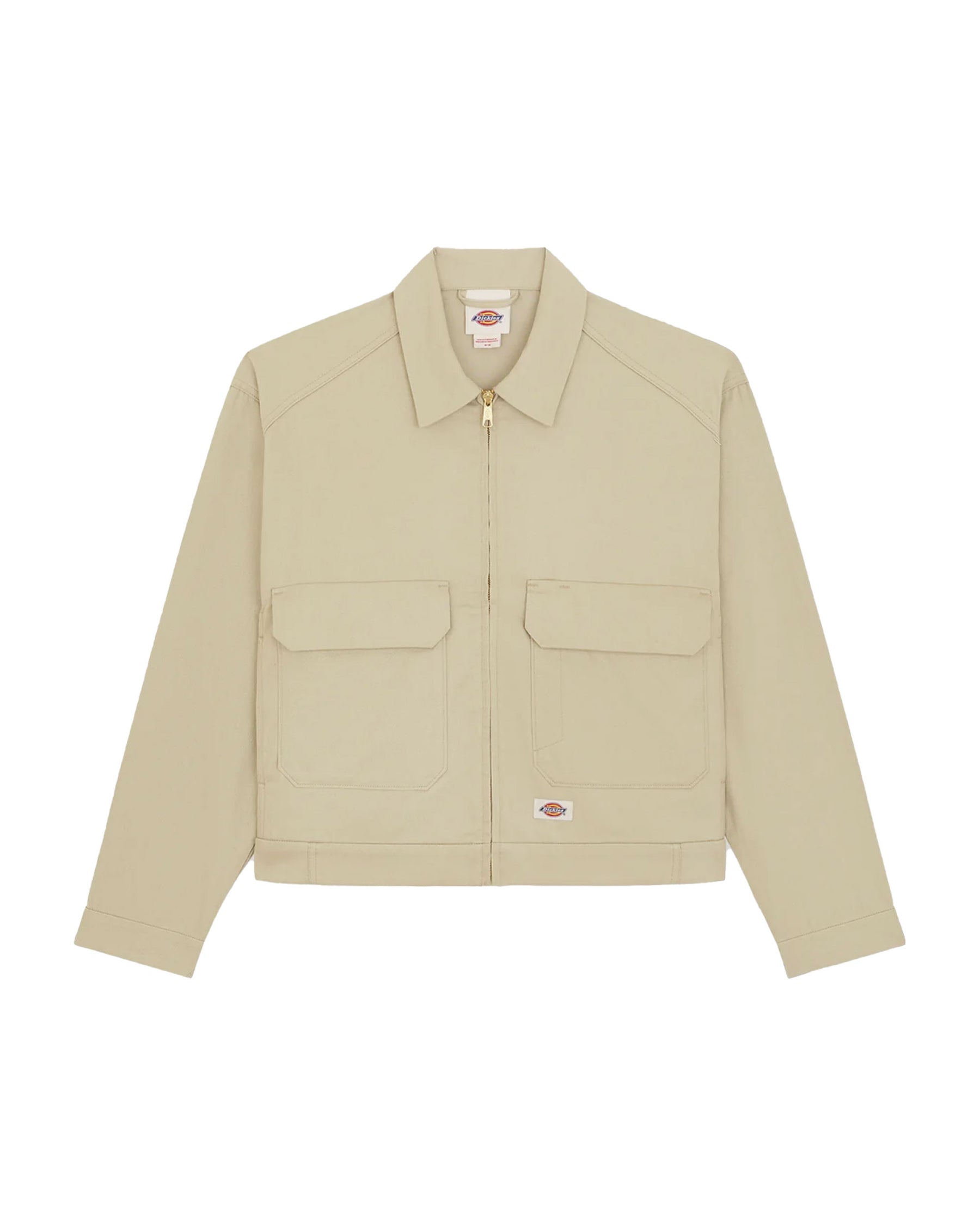 Men's Hemp Twill Trucker Jacket Beige