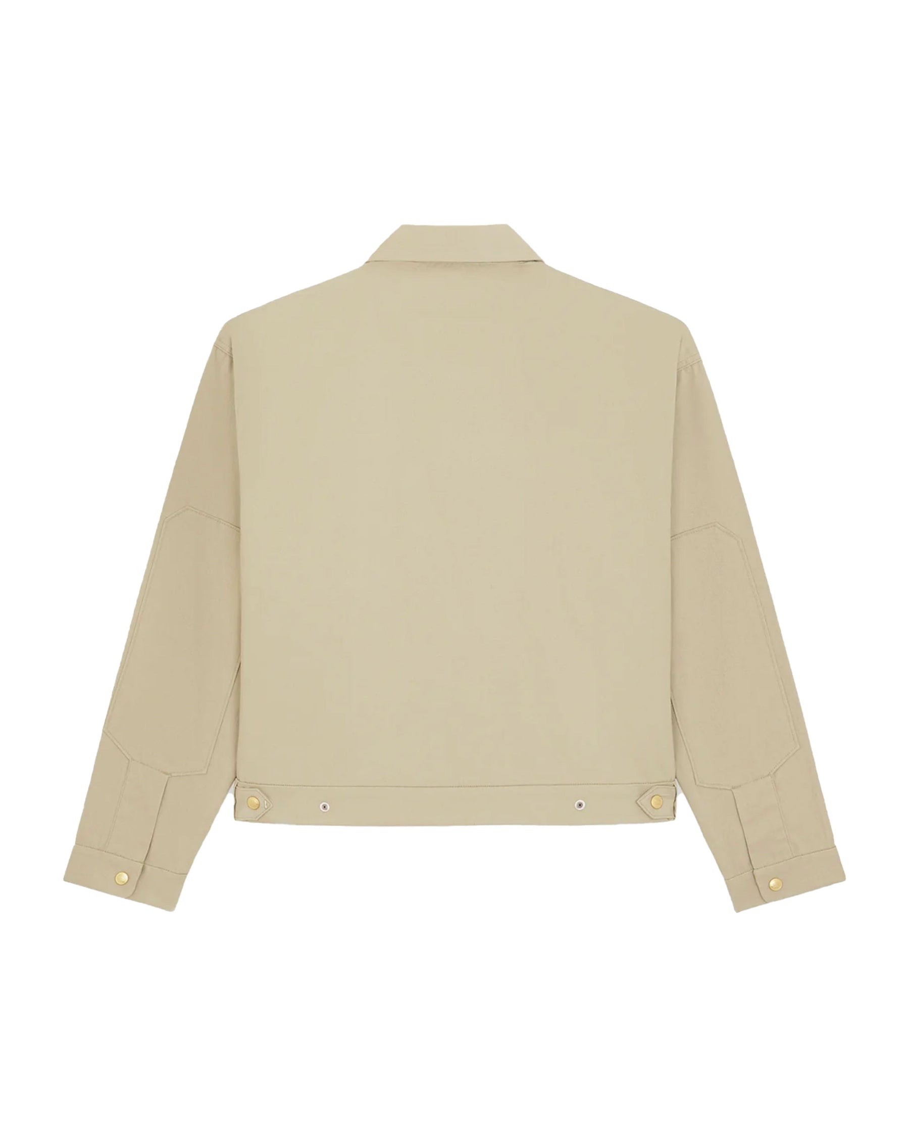 Men's Hemp Twill Trucker Jacket Beige