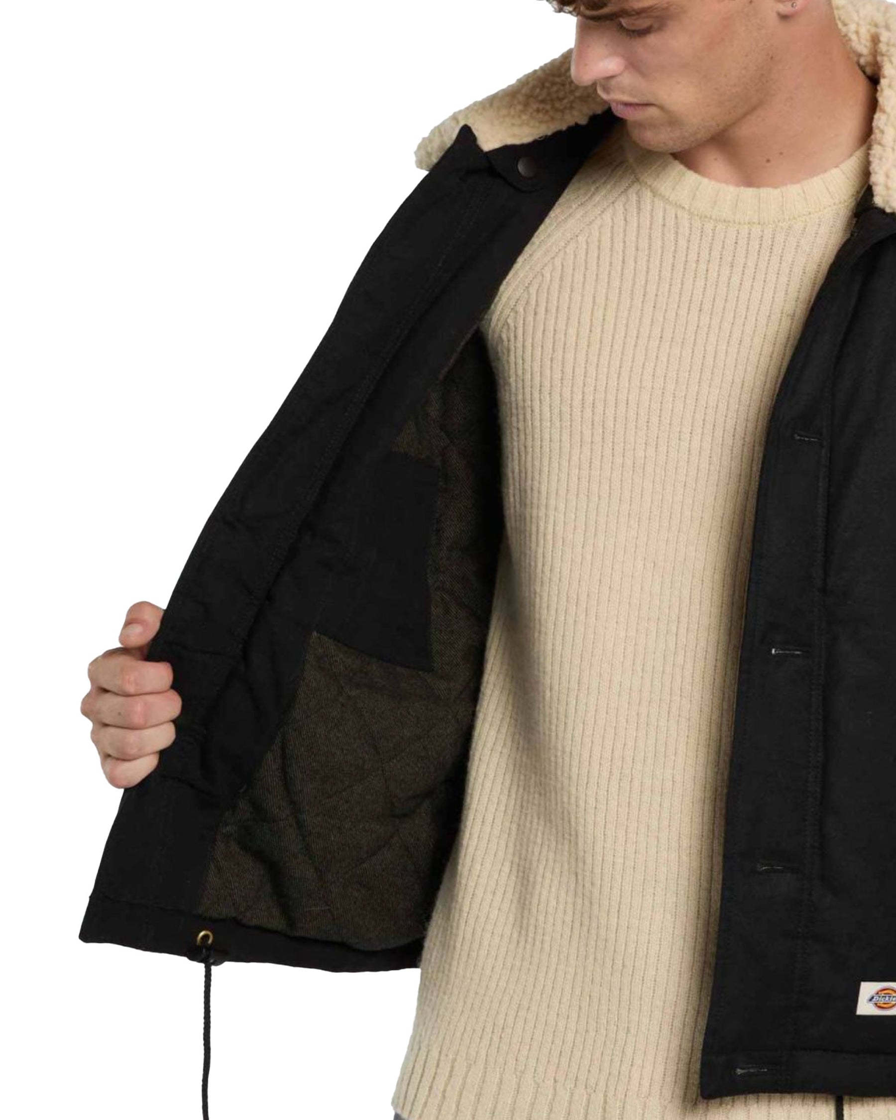 Giacca Uomo Dickies Sangrey Waxed Jacket Black