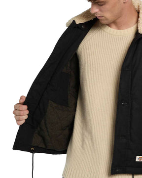 Giacca Uomo Dickies Sangrey Waxed Jacket Black