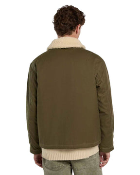 Giacca Uomo Dickies Sangrey Waxed Jacket Military Green
