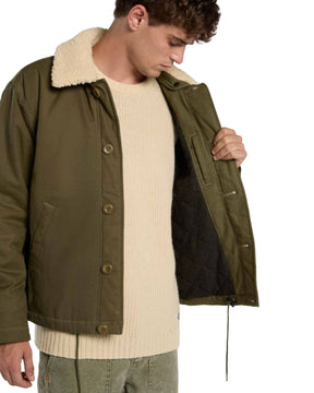 Giacca Uomo Dickies Sangrey Waxed Jacket Military Green
