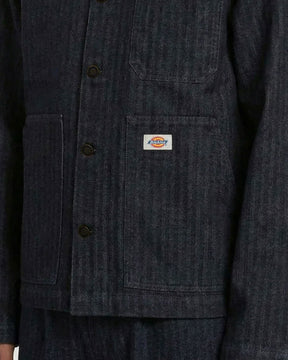 Selvedge Herringbone Barn Denim Rinsed Men's Jacket