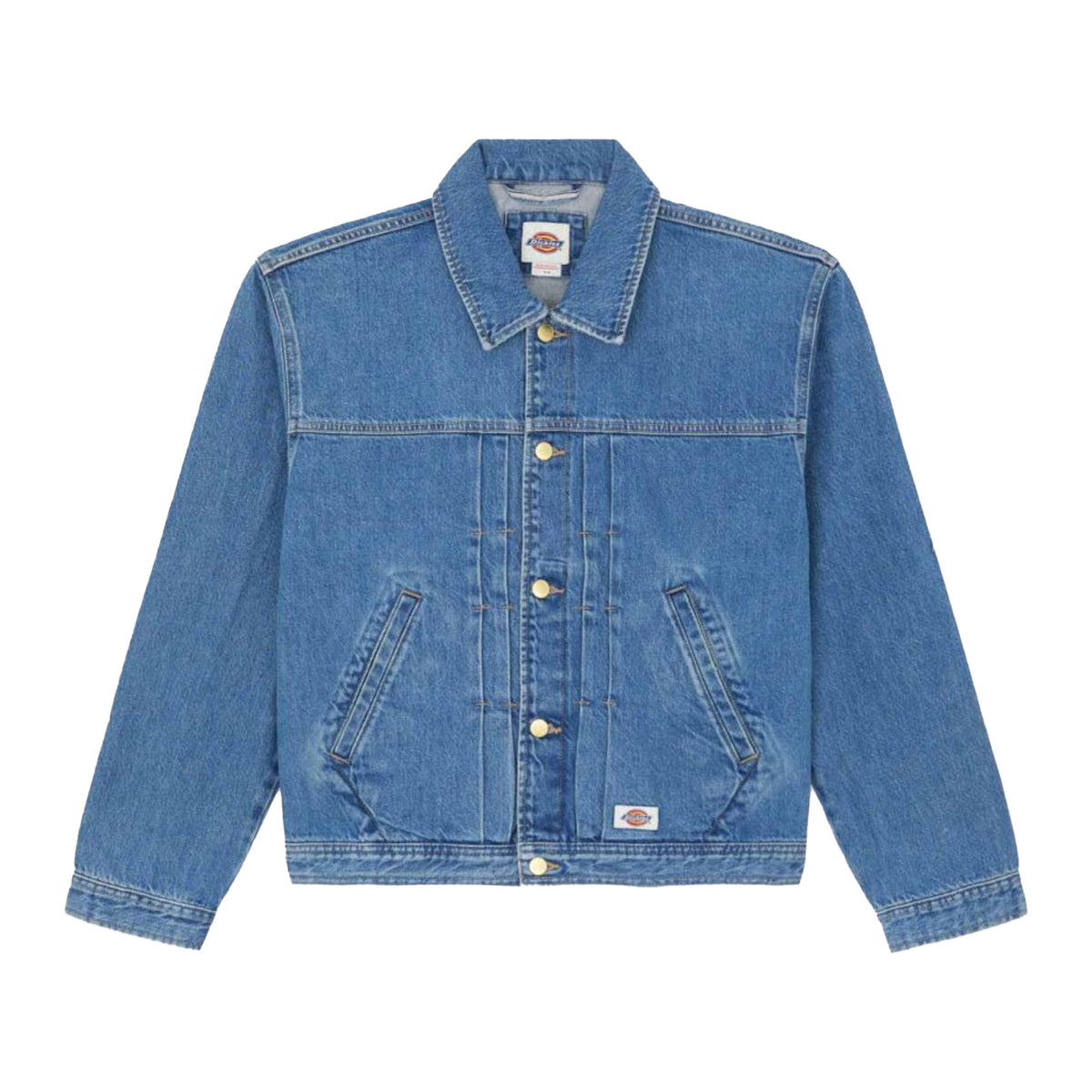 Dickies Selvedge Pleated Denim Jacket Archive Wash