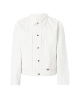Dickies Men's Selvedge Pleated Denim Jacket White