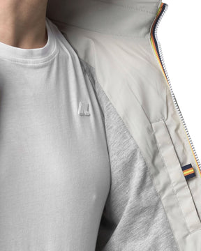 Giacca Uomo K-Way Amaury Stretch Nylon Jersey Beige