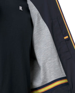 Giacca Uomo K-Way Amaury Stretch Nylon Jersey Blu