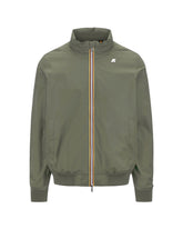 K-Way Amaury Stretch Nylon Jersey Men's Jacket Green