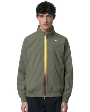 K-Way Amaury Stretch Nylon Jersey Men's Jacket Green