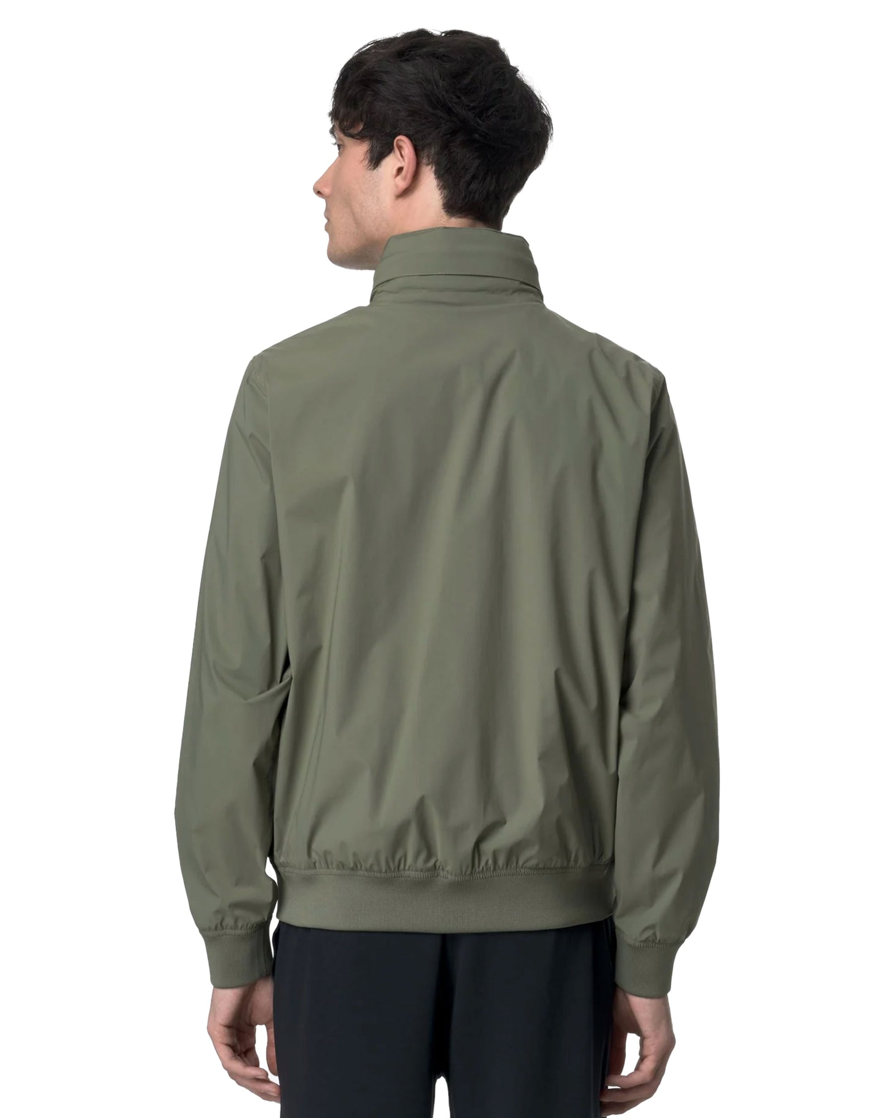 K-Way Amaury Stretch Nylon Jersey Men's Jacket Green