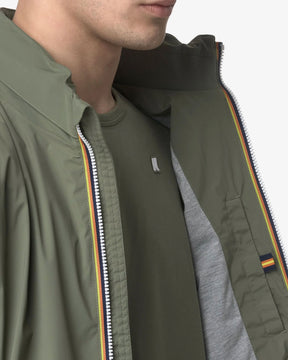 K-Way Amaury Stretch Nylon Jersey Men's Jacket Green