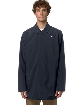 Giacca Uomo K-Way Benny Bonded Jersey Blu