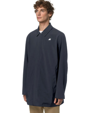 Giacca Uomo K-Way Benny Bonded Jersey Blu